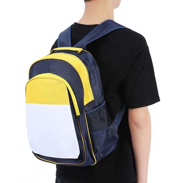 Custom Logo Oxford Sublimation Blanks Book Storage Bag Custom Sublimated Backpacks For Kids