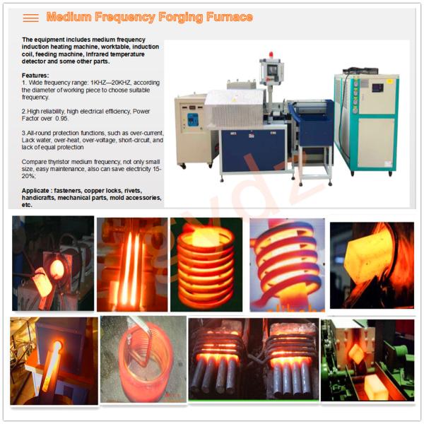Medium Frequency Induction Heating Machine For Metal Forging