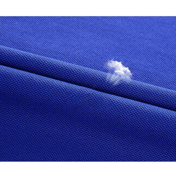 Navy Blue Mens Work Polo Shirts Green Color Cold Machine Washable Regular Fit