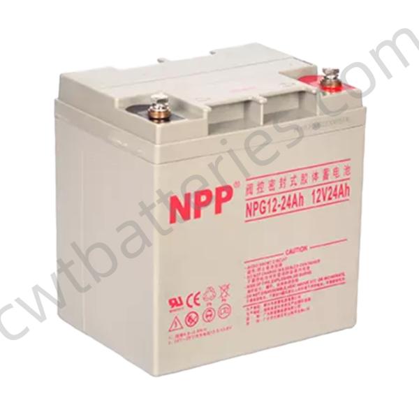 NPG12-24Ah 12V24Ah Solar Valve Regulated Acid Battery Gel Lead Acid Maintenance Free