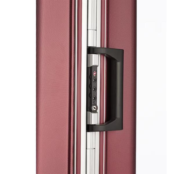 Red Handle Airline Approved 20" Hardside Carry-On Luggage Durable Anti-Theft Fashionable Business Made PC with TSA Lock