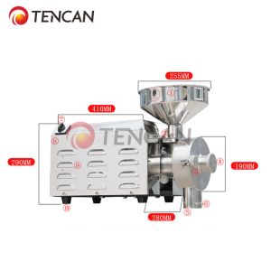 Commercial Electric Flour Grain Powder Mill Grinder