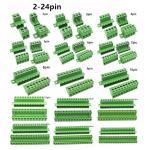 5.08 mm pitch Fixed Flange Screw Terminal Blocks Panel Mounting