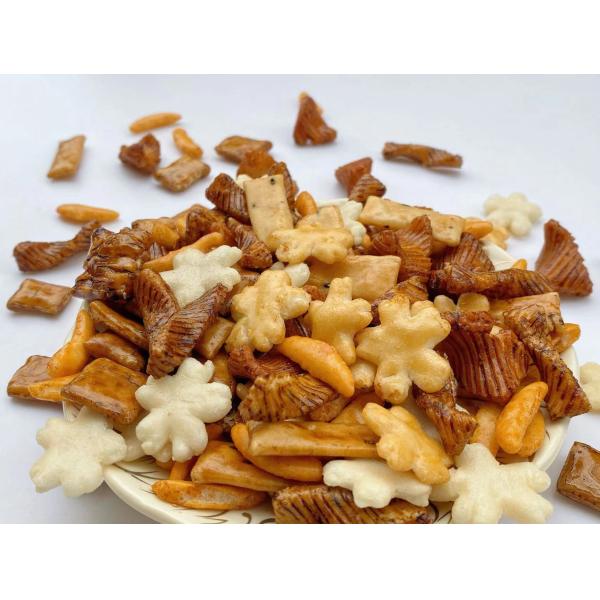 OU KOSHER Japanese Mixed Crackers Healthy Whole Grain Snacks