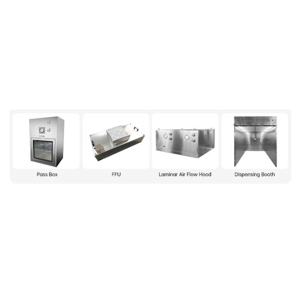 Cleanliness Biological Modular Cleanroom HVAC System Laboratory Clean Room