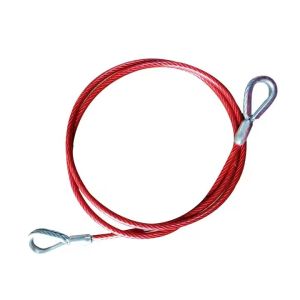 China PVC Coated Fall Arrest Cable Fall Protection Anchor Sling Cable 60# 4' 6' on sale