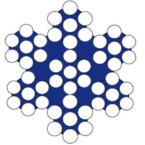 3.2mm 316 7x7 Stainless Steel Wire Rope AISI ASTM BS DIN GB JIS