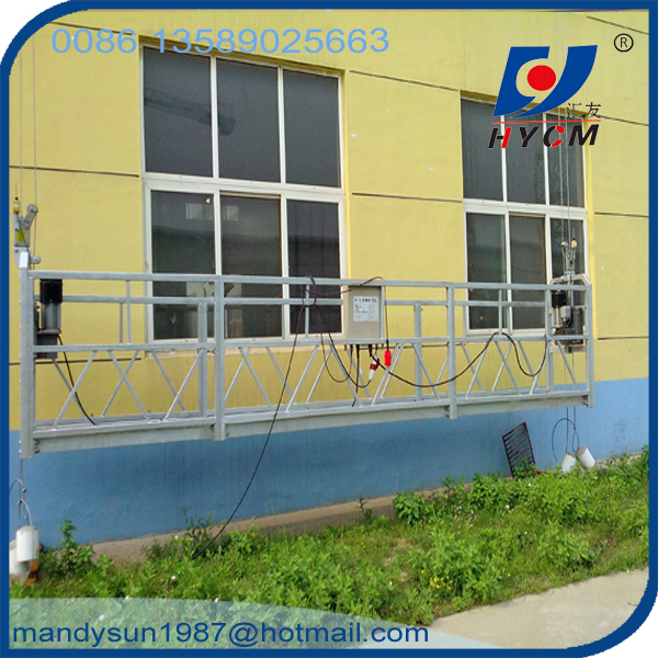 800kg Building Gondola Construction Suspended Platforms 380v/50Hz ZLP800 Working Platform