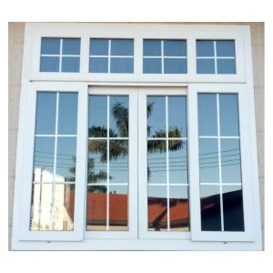 China Heat Preservation White Upvc Windows Energy Saving Upvc French Windows on sale