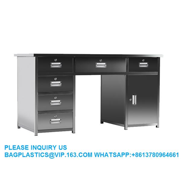 Lab Furniture Supplies Factory Customized 5 Doors Metal Stainless Steel Cabinet For Laboratory