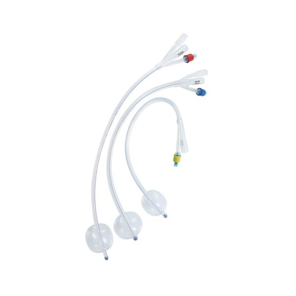 Medical Obstetric Table Latex Silicone Foley Balloon Catheter Two / Three Ways