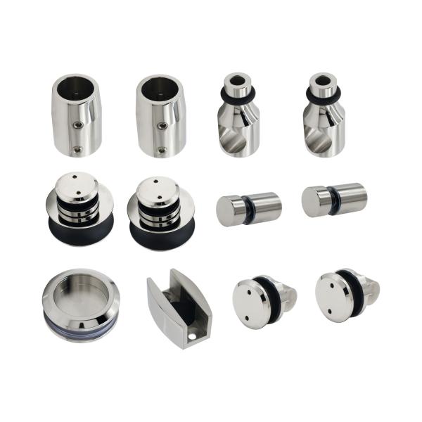 8-12 Thick Safe Glass Barn Door and Hardware Kit with 304 Stainless Steel Material