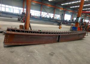 Quality Bending Structural Steel Fabrication / Arch Shaped Curved Girders Steel Structure for sale