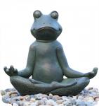 Garden Statue Fountains Vivid Frog Statue Green Frog Magnesia Water right weight