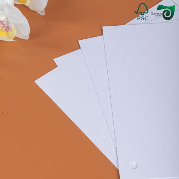 2mm Recyclable Double Sided White Ivory Board FSC High Stiffness For Hangtags