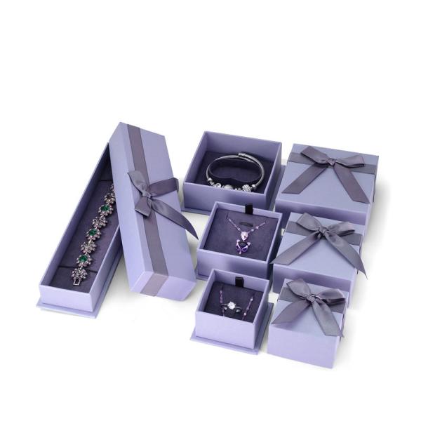 2mm Necklace Drawer Cardboard Jewelry Gift Box CMYK Printing