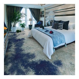 Quality Sea Design 100% Polymide Printed Carpet Luxury Hospitality Carpet 4mx25m for sale