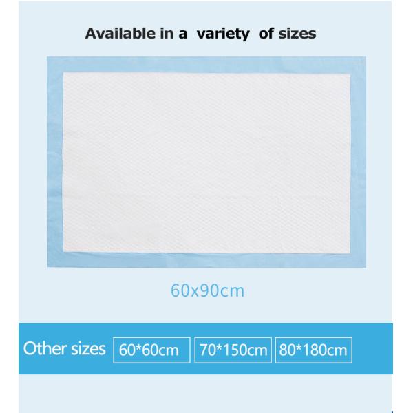 ISO Certified Super Absorbent Disposable Under pad 60*90cm for Hospital and Adult Care
