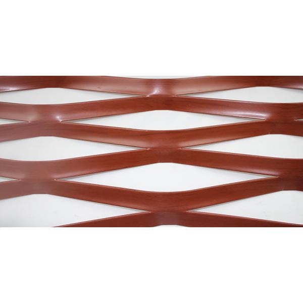 Perforated Expanding Wire Mesh Metal Screen PVDF Coating For Decoration