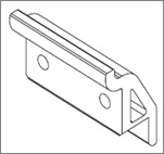 UGA Anodised Aluminium Alloy Profile Extrusions Black Oxide
