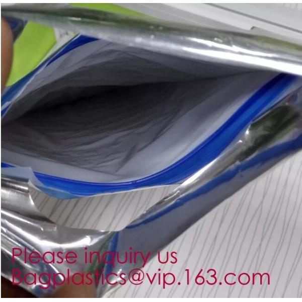 Aluminum Foil Food Use Disposable Cooler Bag Insulated Thermal Bag Organizer Storage Frozen Lunch Bag bagease bagplastic