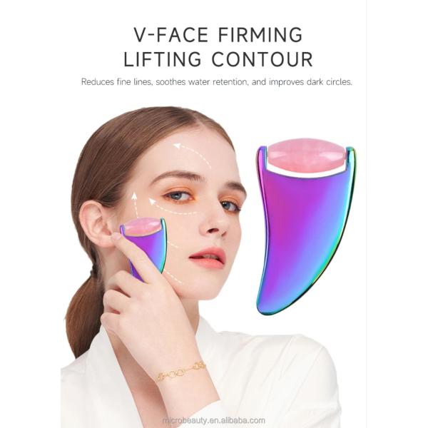 Skin Care Facial Beauty Massager Handheld Facial Gua Sha Massage Board Scraping Tool