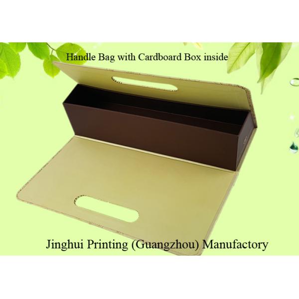 Creative Shape Handle Paper Bag with Cardboard Box inside CMYK Customized Design Printing Packing Bag