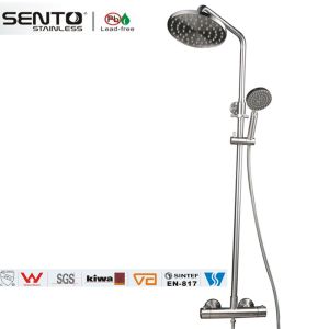 Quality Hotel bathroom water saving thermostatic shower set with good price for sale