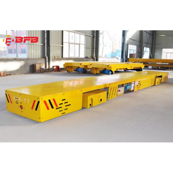 Heat Resistance Rail Transfer Trolley , Heavy Steel Motorized Rail Transfer Cart