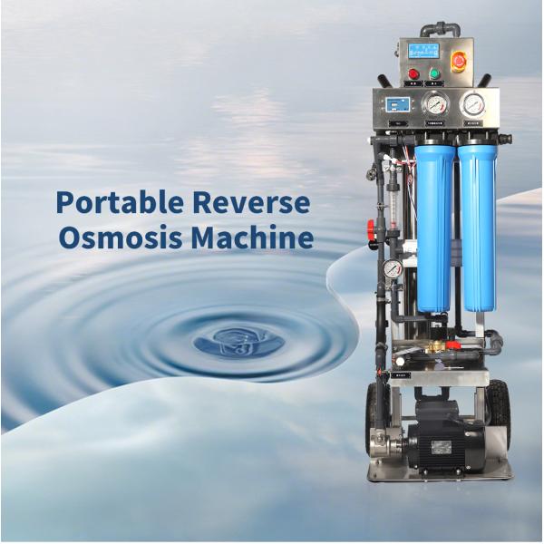 300L/H Hand Push Reverse Osmosis Machine 750W Mobile RO Machine