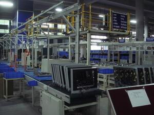 Quality Home Appliance HD TV Assembly Line Testing System , Television Conveyor Line for sale