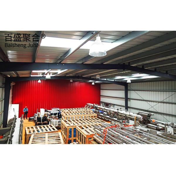 Fabricated Hall Construction Steel Structure With Aluminum Alloy Window Welding