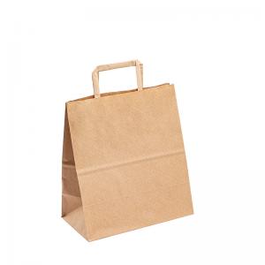 Quality Custom Printed Kraft Paper Bags Recyclable Shopping Clothing Gift Paper Bag for sale