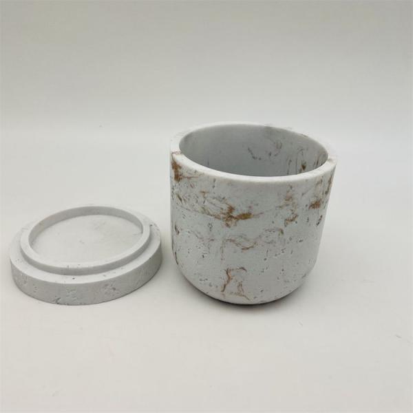 Marble Print Look Sand Stone Bathroom Accessories Set For Bathroom Cleaning