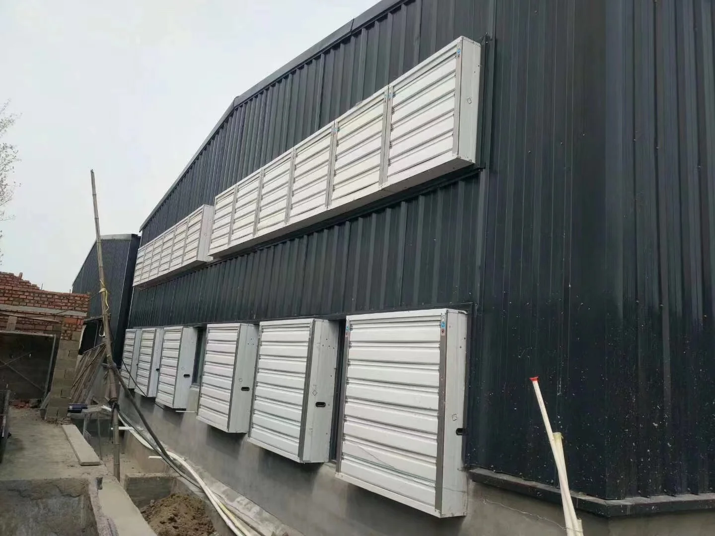 Wall Mounted Heavy Hammer Exhaust Fan for Poultry Farm Chicken Broiler Cooling System