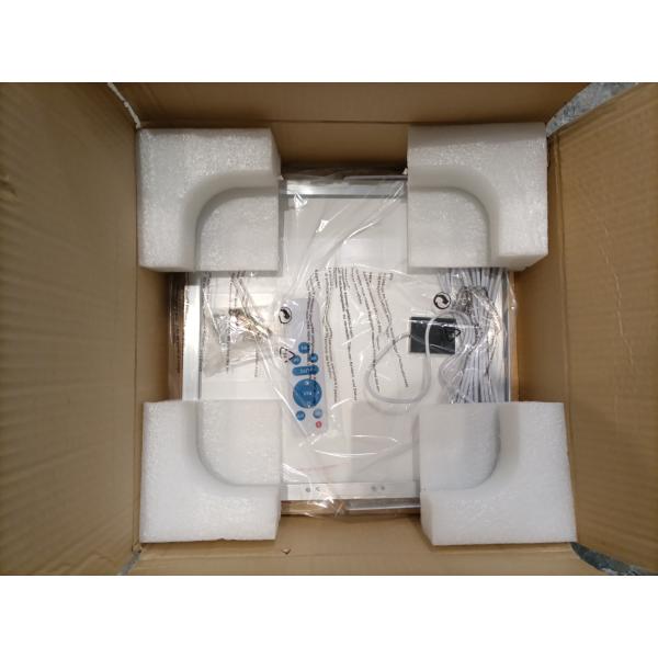 Square Alu 6000K Solar Power Shed Lights Eye Protection Solar Indoor Lights For Gazebo