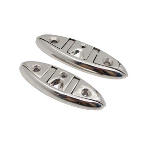 China 5Inch High Polished Marine Boat Cleats SS316 Marine Boat Hardware on sale