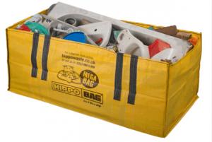 China 3 Cubic Yards Custom Colors Skip Bag For Debris Garbage Packing  Garbage Bag on sale