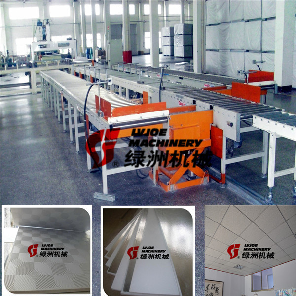 Aluminum Foil And PVC Film False Ceiling Gypsum Board Lamination Machine