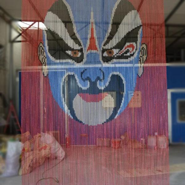 Aluminium Chain Door Fly Screen Curtain Metal Chain Curtains For Wall Decoration Interior Partition Curtains