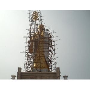Quality 12 meters high bronze bodhisattva,Largest Ksitigarbha buddha sculptures for sale