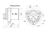 Aerospace industry grade quartz accelerometer sensor analog output with Scale