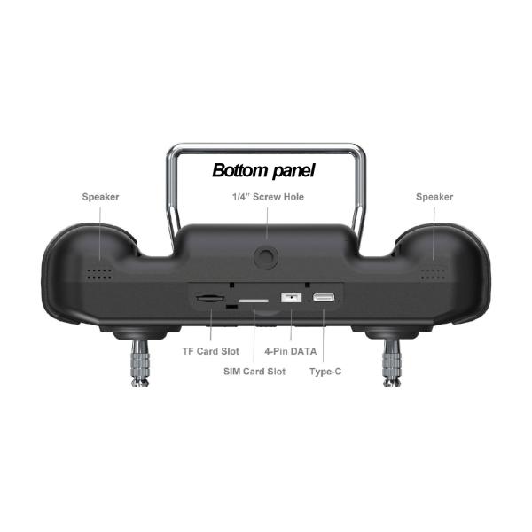 High Brightness LCD IP67 30km UAV Parts , PIX APM Drone Remote Control