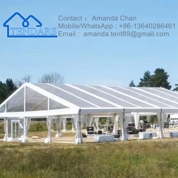 Factory Aluminum Alloy Heavy Duty Marquee Tent Clear Roof Party Tents For Events Outdoor