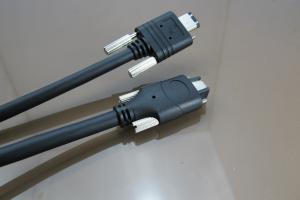 Quality Industrial Camera 9 Pin to 6 Pin IEEE 1394 Firewire Cable with Screw Lock 14.8fts for sale