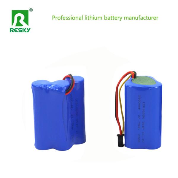1s3p Li-ion Battery Pack 3.7V 7800mAh 18650 Lithium Ion Bike Light Batteries