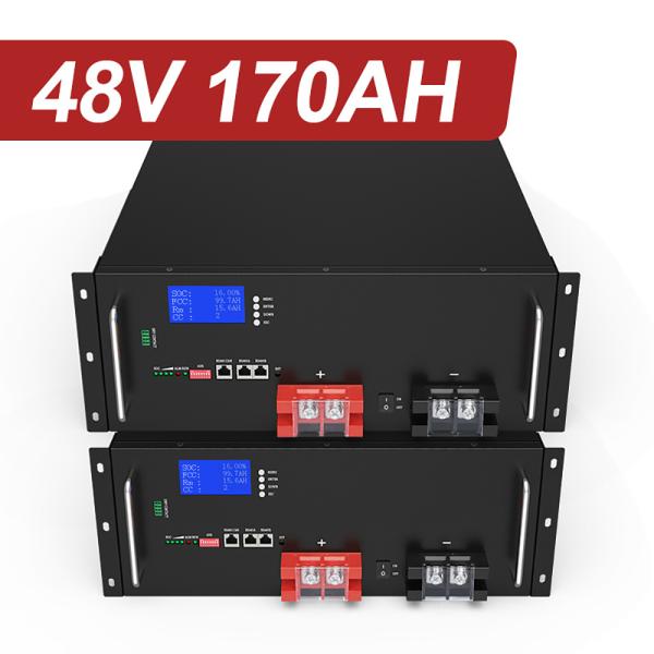 Home System Battery Pack Solar Lithium 51.2V LiFePO4 170Ah Lithium Batteries for Solar Systems 48V