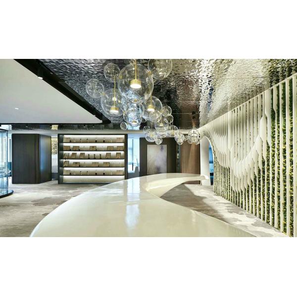 304 Silver Stainless Steel Wall Plate Sheets Embossed Black Mirror Water Ripple