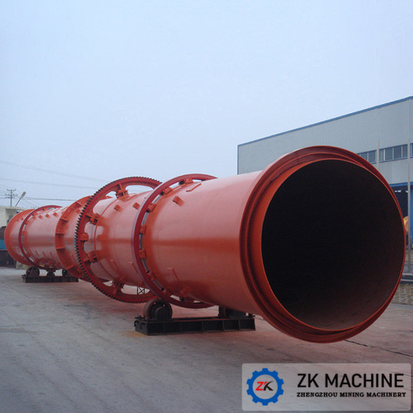 Big Capacity Industrial Rotary Sand Dryer Easy Maintenance Simple Structure
