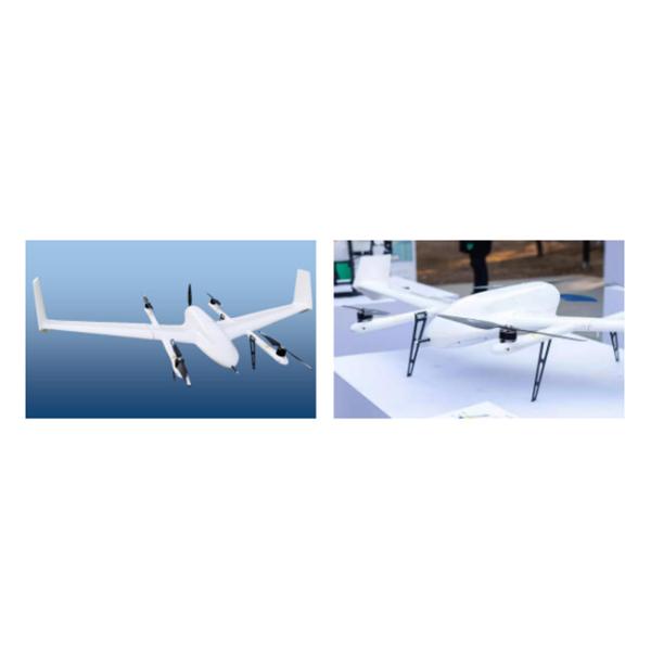 Fixed Wing Heavy Lift Unmanned Aerial Vehicles Drone For Surveying